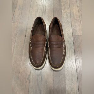 Banana Republic boat shoes brown leather